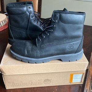 Timberland mens boots size 10.5 all black